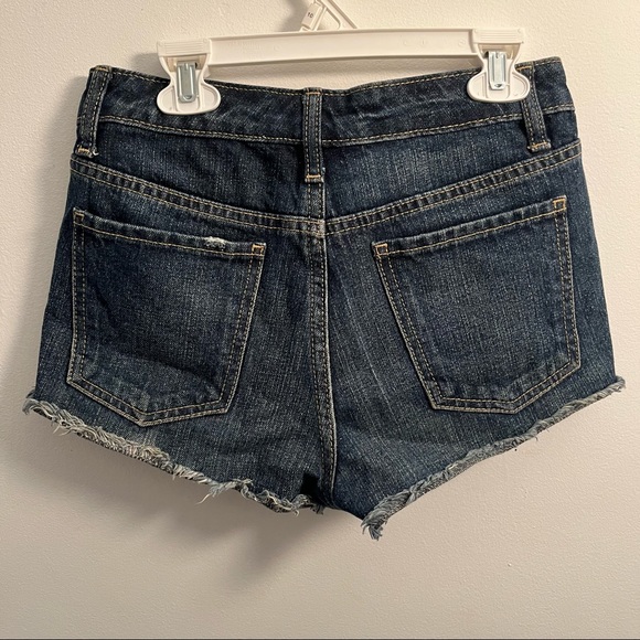 DENIM HIGH WAISTED SHORTS - Picture 3 of 3